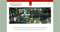 Desktop Screenshot of goodmenconstruction.com